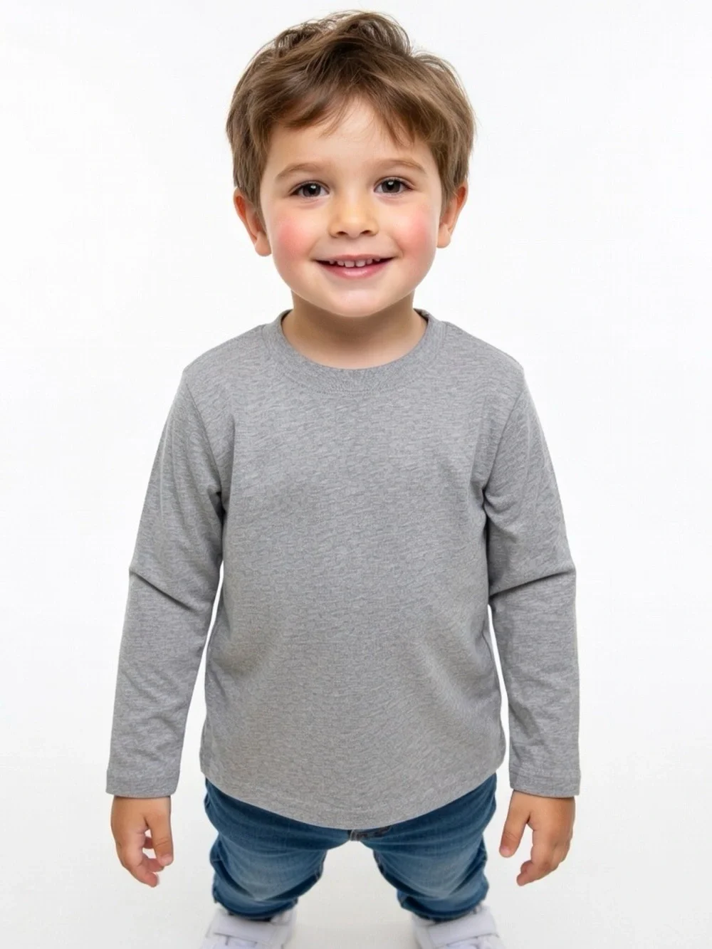 The Children’s Place Classic Crewneck Long-Sleeve Shirt